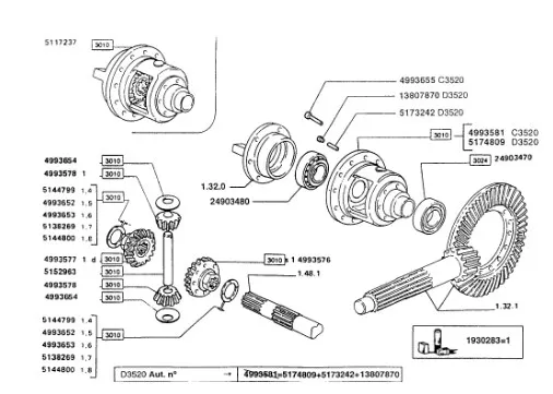24903480 - Подшипник кон. в сб. корп. дифф. КПП 6140/50 с 16г.в., КПП XTX215